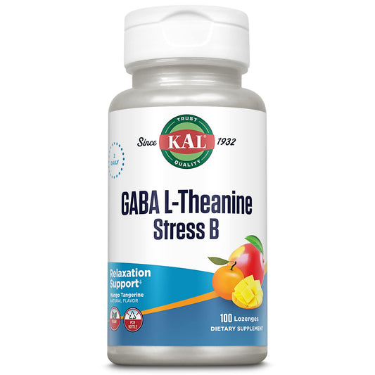 KAL GABA L-Theanine Stress B 100 pastillas