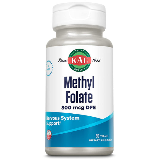 KAL Metil Folato 800 mcg presentación frontal
