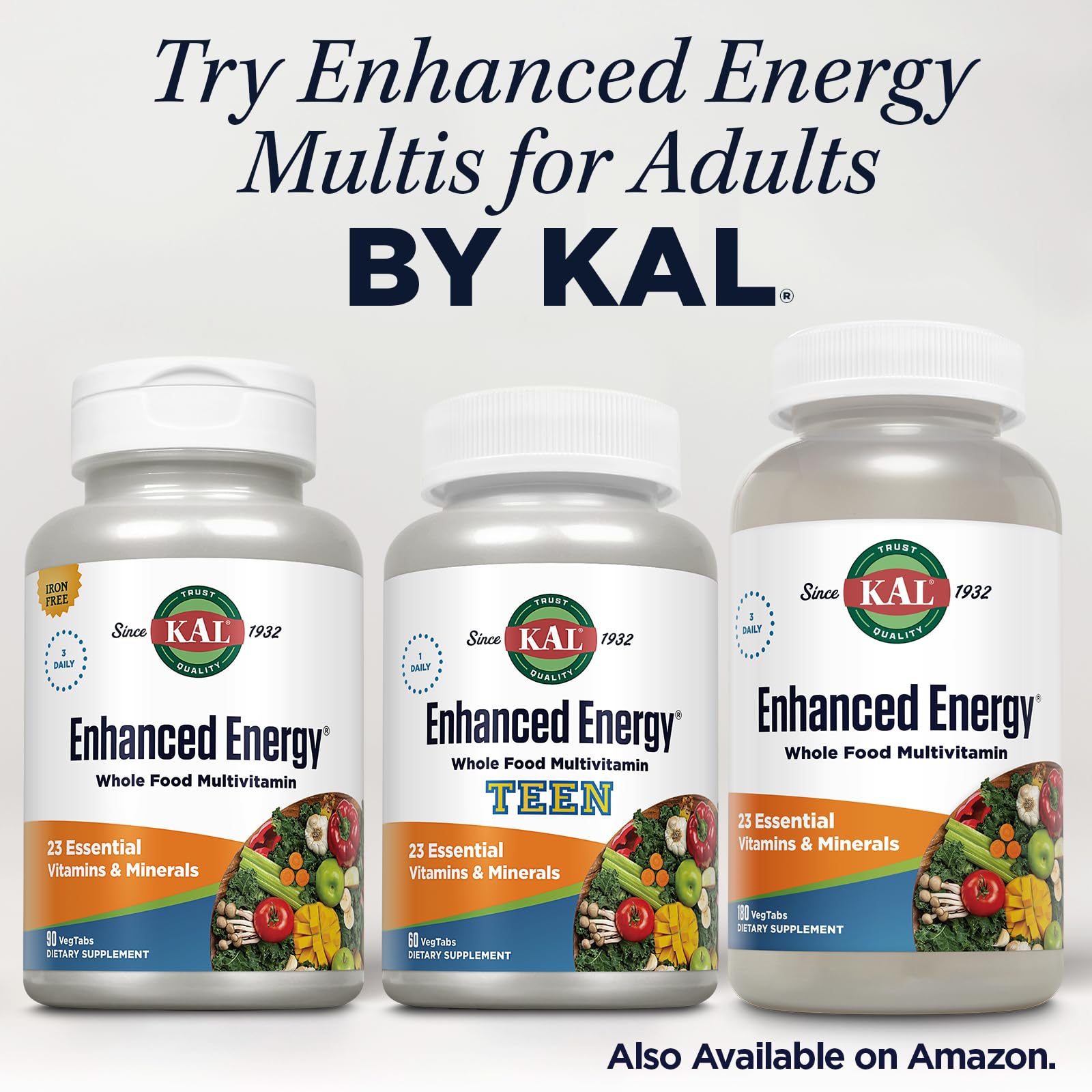 Prueba el multivitamínico KAL para adolescentes y adultos