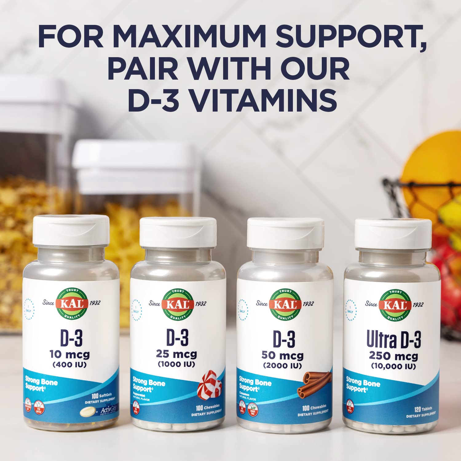 KAL suplemento para huesos y corazón vitamina K2 MK4 ActivMelts