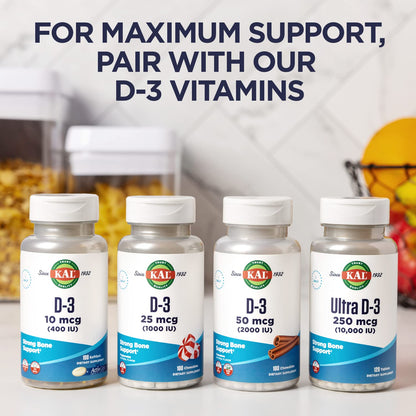 KAL suplemento para huesos y corazón vitamina K2 MK4 ActivMelts
