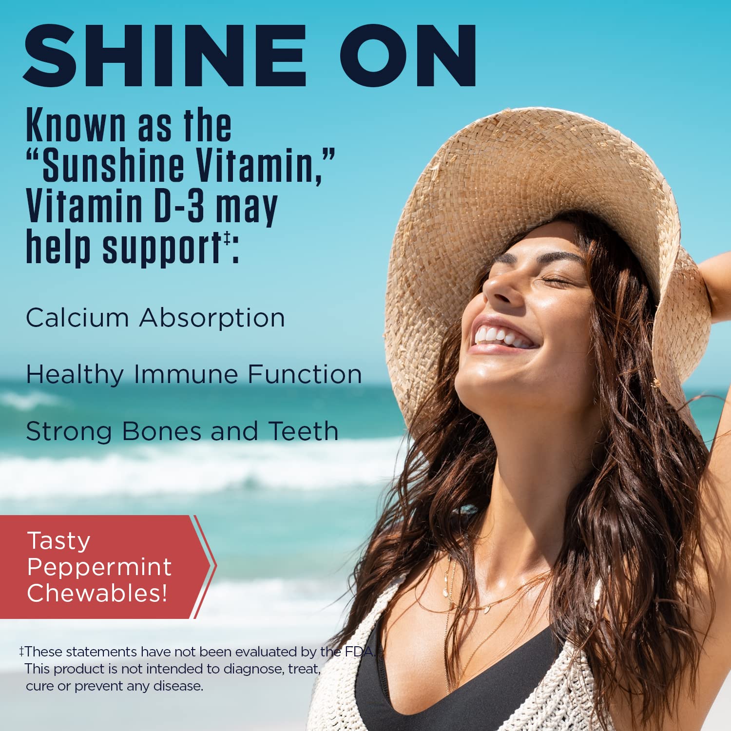 KAL vit d3 suplemento óseo masticable frasco