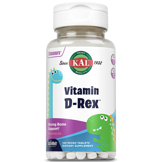 Botella de Vitamin D-Rex niños sabor sandía