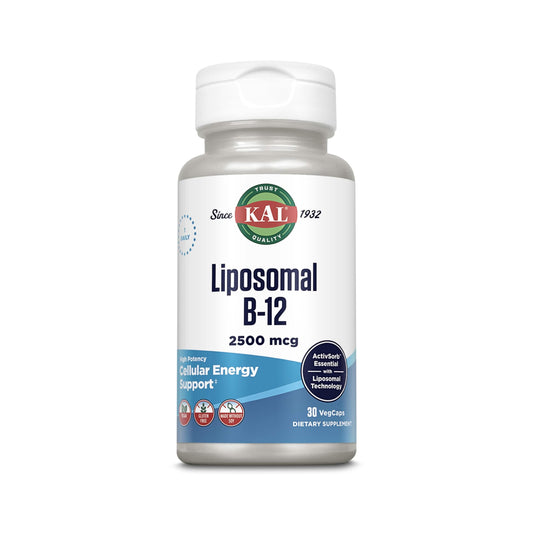 KAL vitamina b12 liposomal cápsulas veganas alta absorción