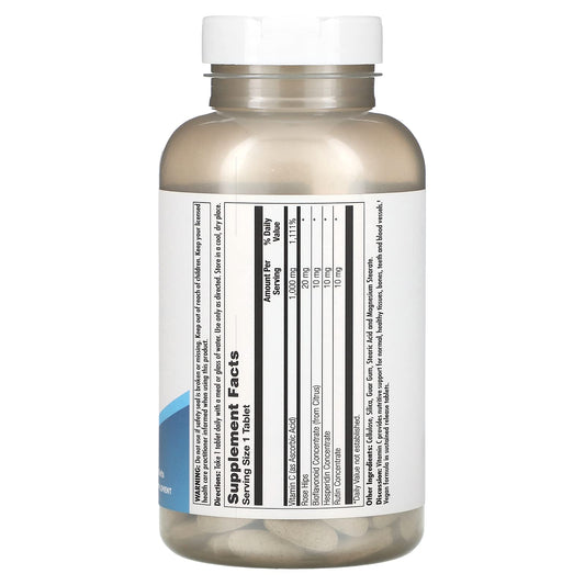KAL Vitamina C 1000+ etiqueta nutricional