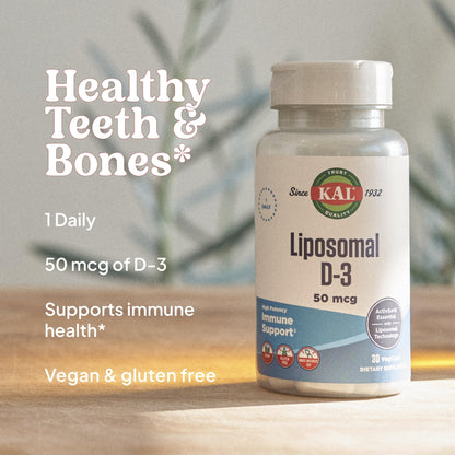 KAL Vitamina K2 D3 cápsulas veganas sin gluten alta potencia