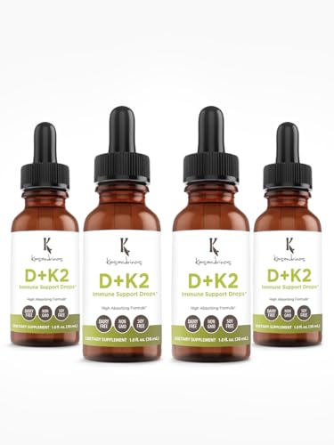Kasandrinos gotas vitamina d3 k2 para salud ósea pack de 4