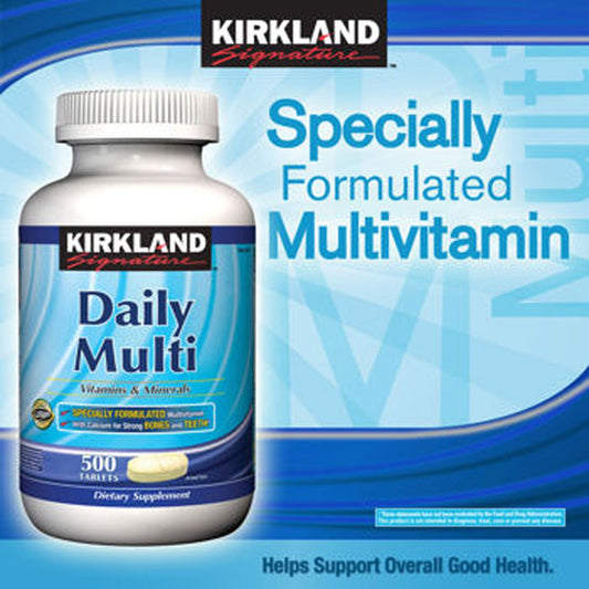 Kirkland multivitamínico diario envase de 500 tabletas