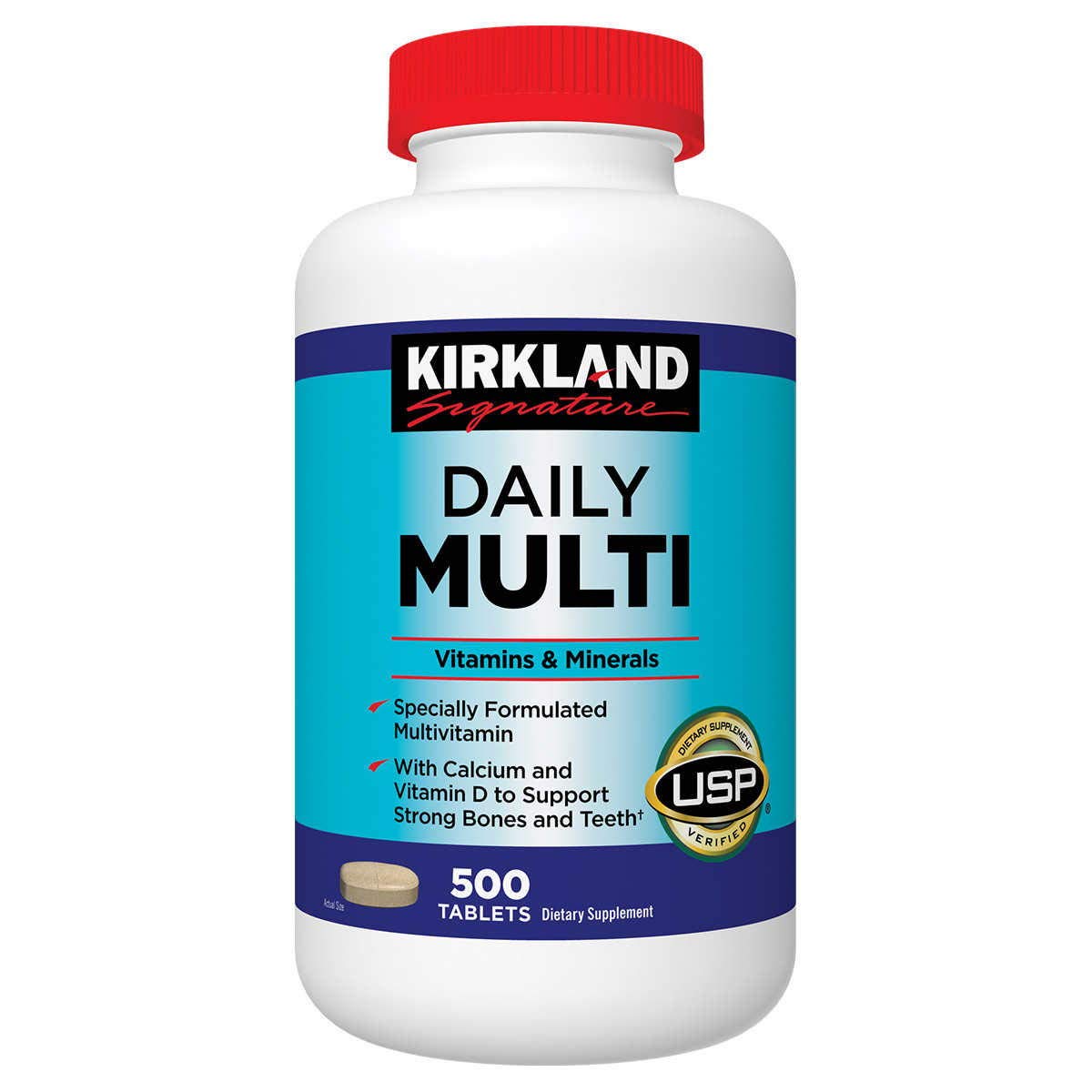 Kirkland Signature multivitamínico diario 500 tabletas