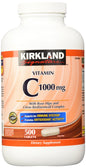 Kirkland Signature vitamina C con rosa mosqueta botella de 500 tabletas