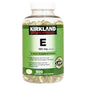 Kirkland Signature vitamina e 500 cápsulas bandeja paquetes