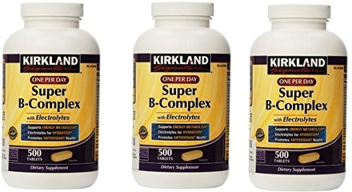 Kirkland Super Complejo B con Electrolitos 500 tabletas