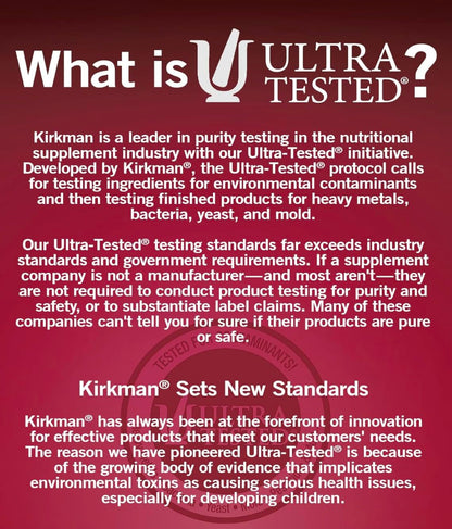 Kirkman suplemento vitamina d3 ultra probado uso diario seguro