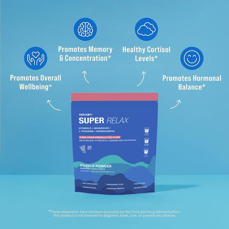 KISUGBY SuperRelax mezcla sin azucar ni ingredientes artificiales