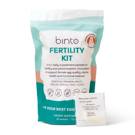 Kit fertilidad para mujer Binto con CoQ10 y NAC