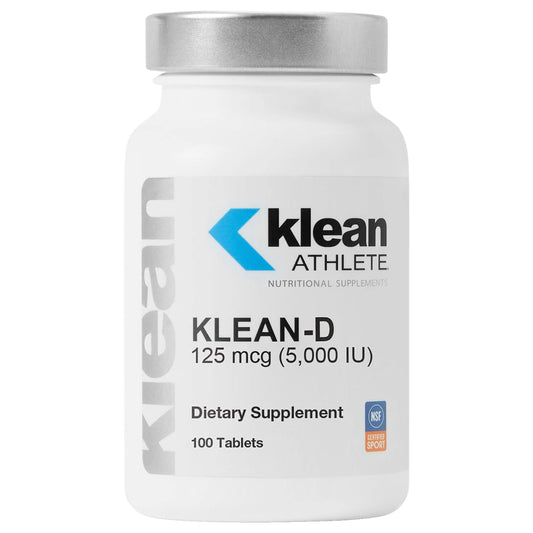 Klean ATHLETE Klean-D suplemento vitamina d3 5000 ui frasco