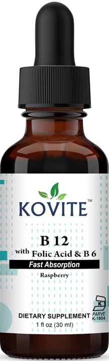 Kovite suplemento vitamina B12 con ácido fólico 1 oz