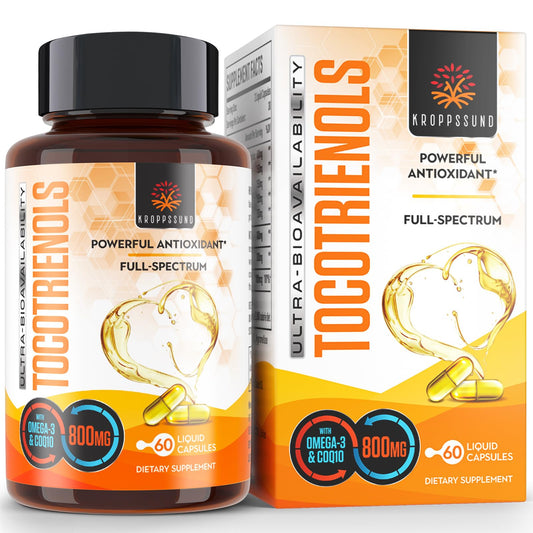 Kroppssund cápsulas líquidas tocotrienoles 800 mg para energía y salud