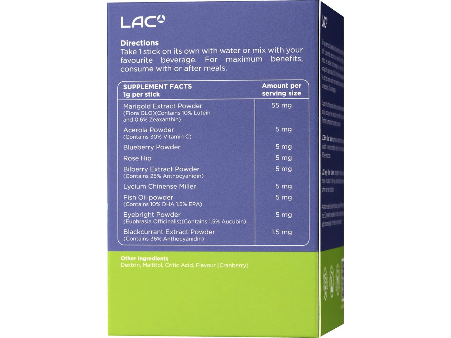 LAC Junior antioxidante Berry Clear polvo multi sticks pack