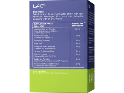 LAC Junior antioxidante Berry Clear polvo multi sticks pack