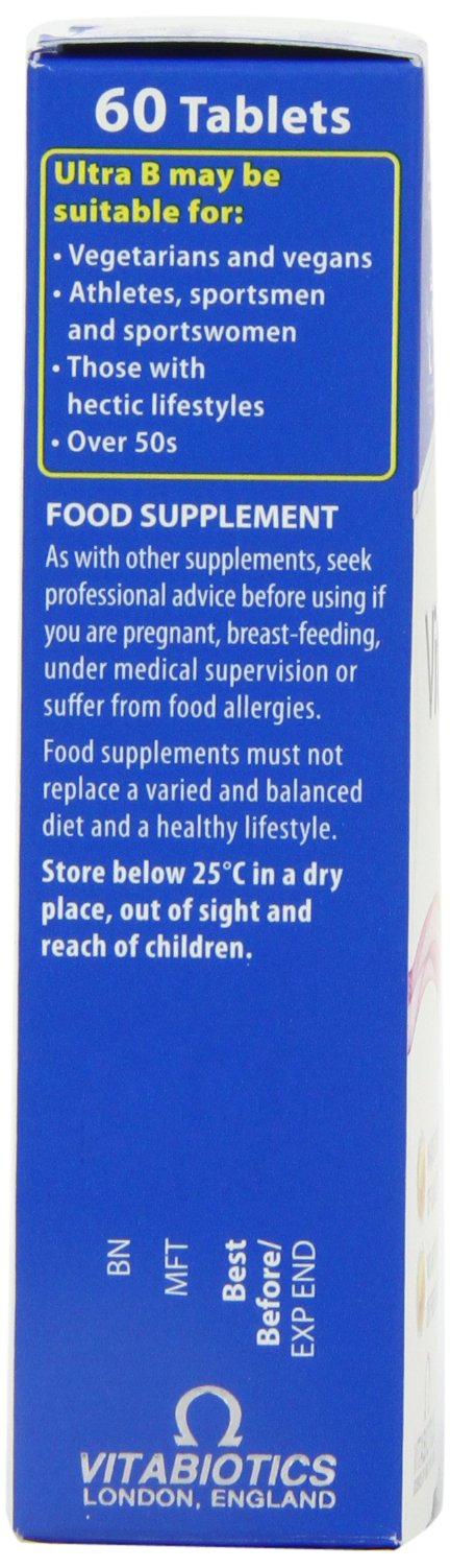 Lado Caja Ultra Vit B Complejo Vitabiotics