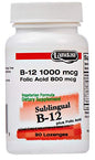 Landau B12 pastillas sublinguales sabor cereza 90 unidades