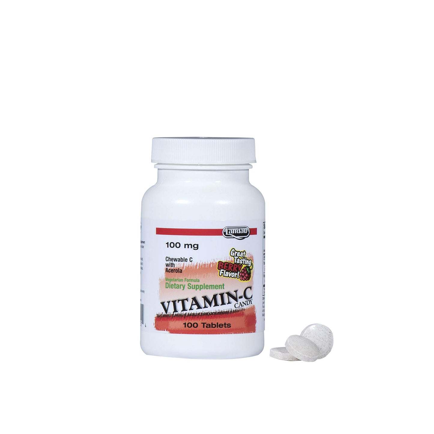 Landau Vitamina C Masticable para Niños y Adultos
