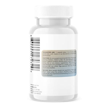 Lateral de la botella Testpro Ultra con sugerencias de uso