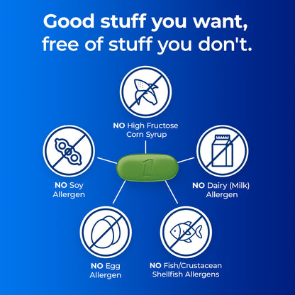 Free allergens and essentials in one tablet