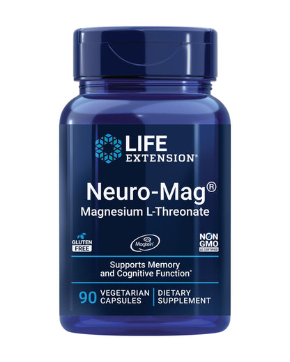 Life Extension magnesio l-treonato potente para cerebro