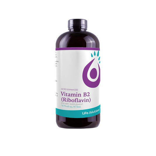 Life Solutions vitamina b2 suplemento líquido riboflavina 50 mg