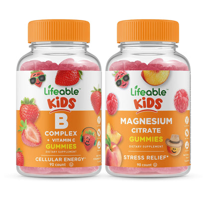 Lifeable B Complex Kids y Citrato de Magnesio paquete gominolas