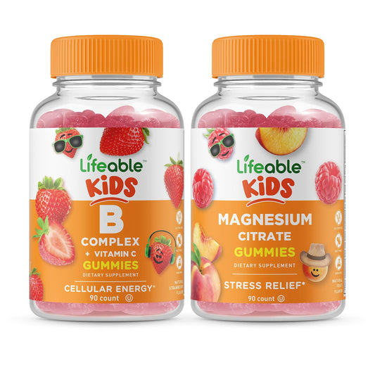 Lifeable B Complex Kids y Citrato de Magnesio paquete gominolas