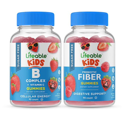 Gomitas Lifeable Complejo B sin azúcar para niños