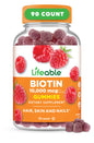Lifeable gomitas biotina 10000mcg cabello piel y uñas
