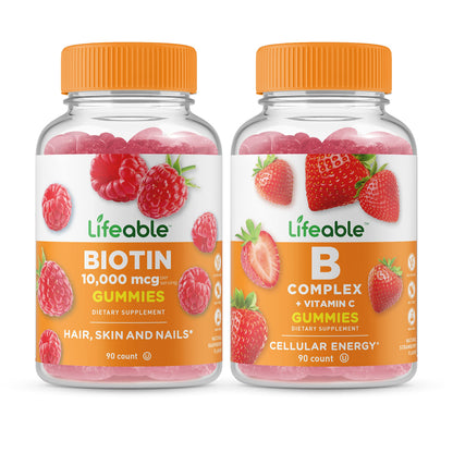 Lifeable gomitas biotina colágeno suplemento sin gluten