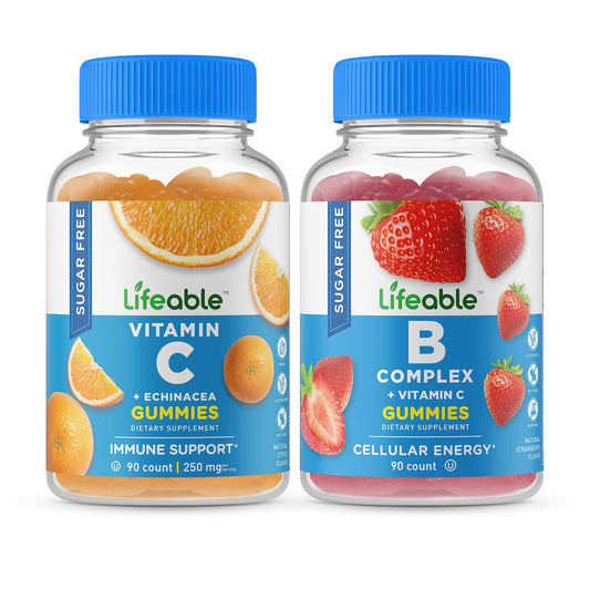Lifeable gomitas vitamina c sin azúcar natural sabor delicioso