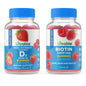 Paquete gomitas vitamina D 5000 UI y biotina Lifeable sin azúcar
