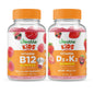 Lifeable gomitas vitaminas B12 D3 K2 para niños sin gluten