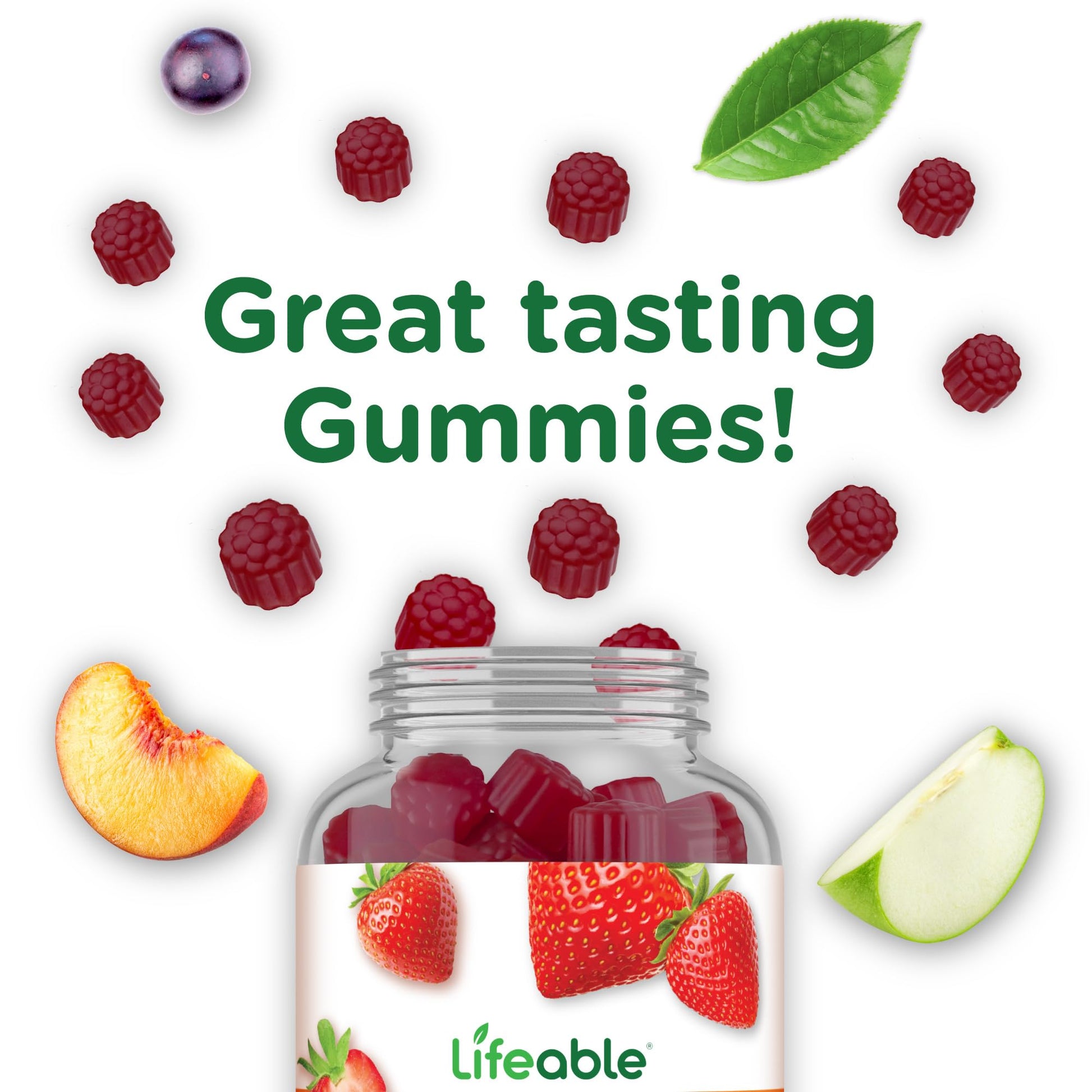 Comparación y variedad de gominolas multivitaminas Lifeable.