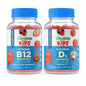 Paquete de gomitas de vitamina B12 y D para niños Lifeable