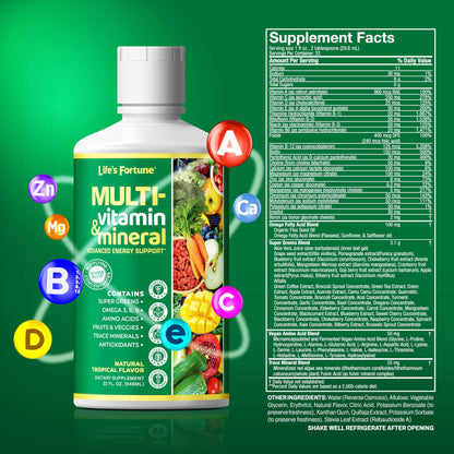 Life's Fortune Multivitamínico Líquido en envase original