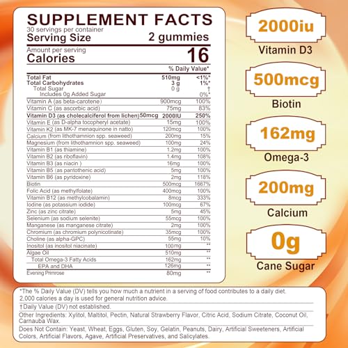 paquete LILICARE gominolas mujer vitaminas omega 3
