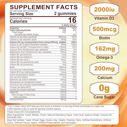 paquete LILICARE gominolas mujer vitaminas omega 3