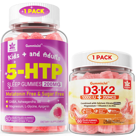 LILICARE vitamina d3 k2 suplemento botella