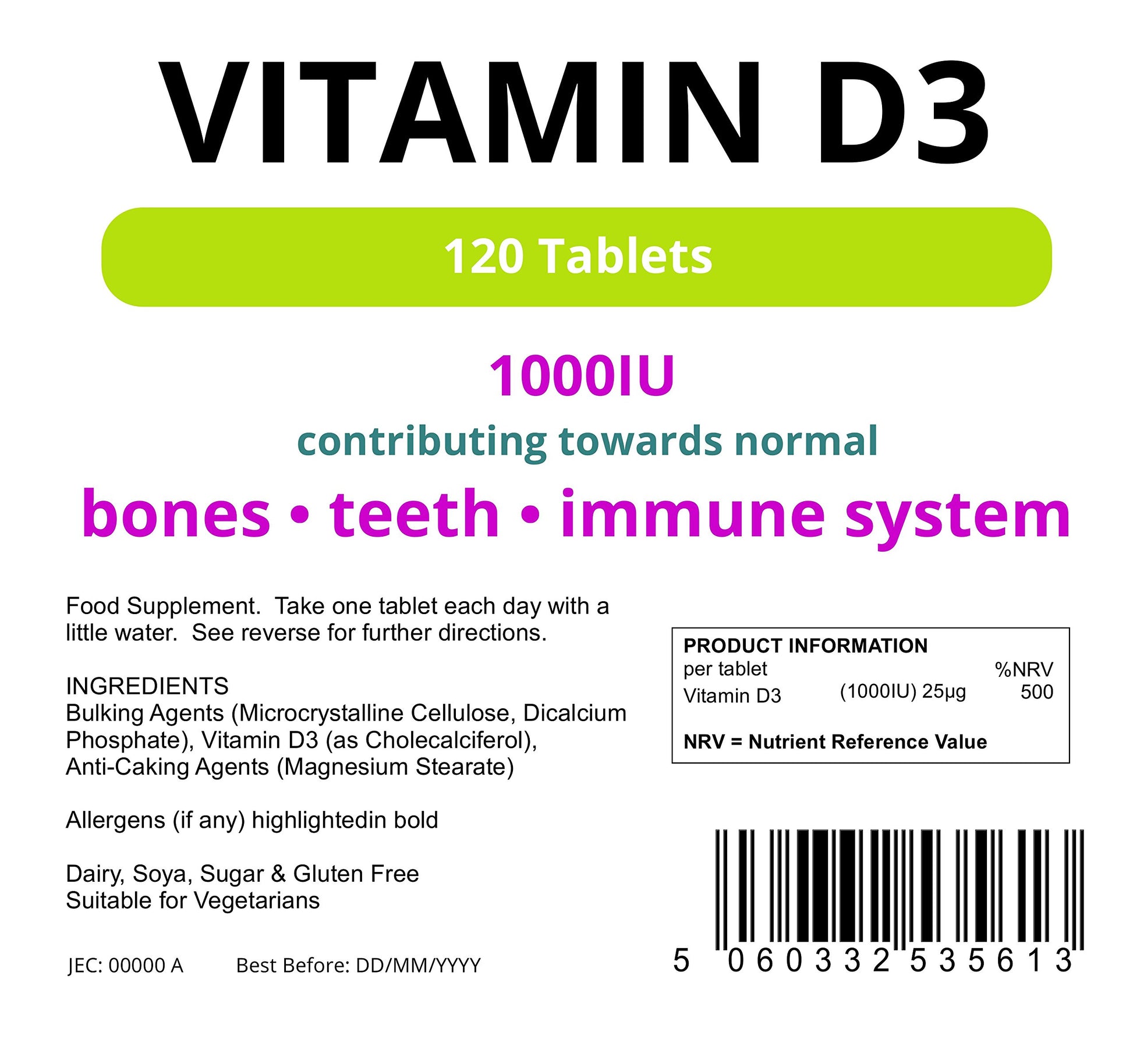 Lindens cápsulas vitamina d3 para mejorar ánimo y salud