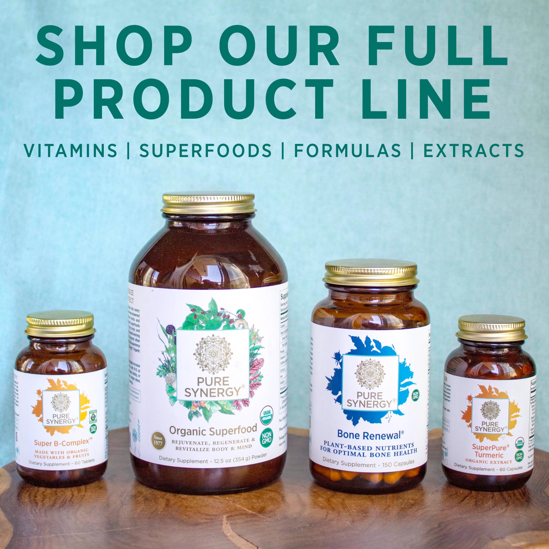 Línea completa de productos Pure Synergy