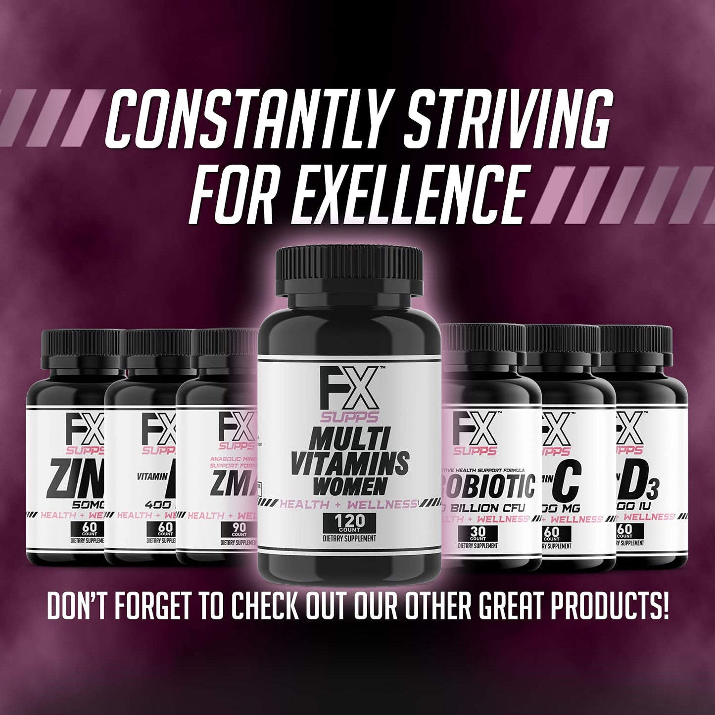 Línea completa de suplementos FXSUPPS.