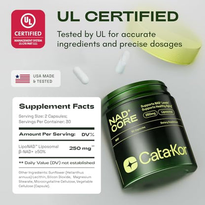 LipoNAD 250mg para apoyo celular y anti-edad