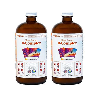 LIQUIDHEALTH suplemento líquido mega energía complejo b 2 pack